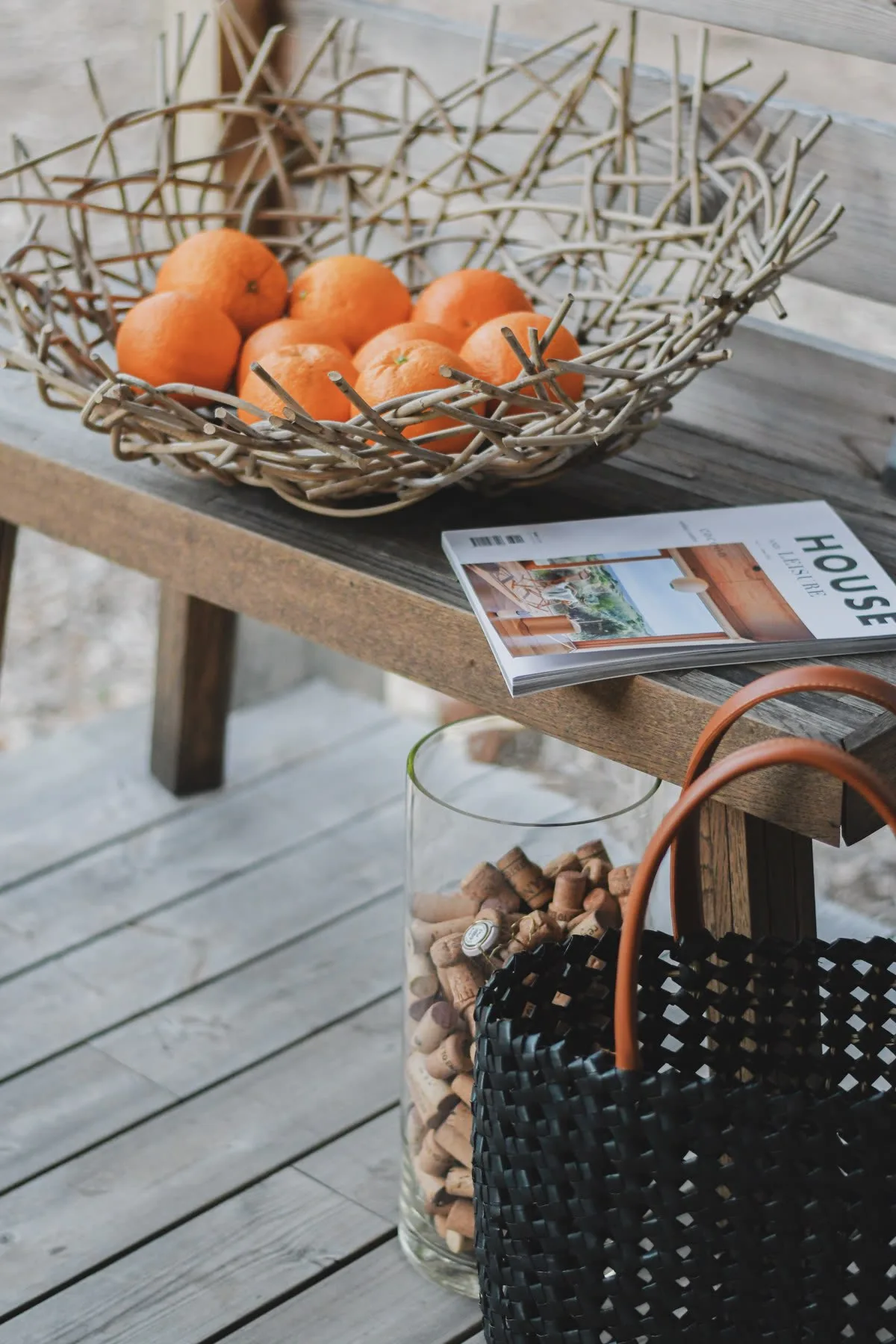 Styled still life used as website content